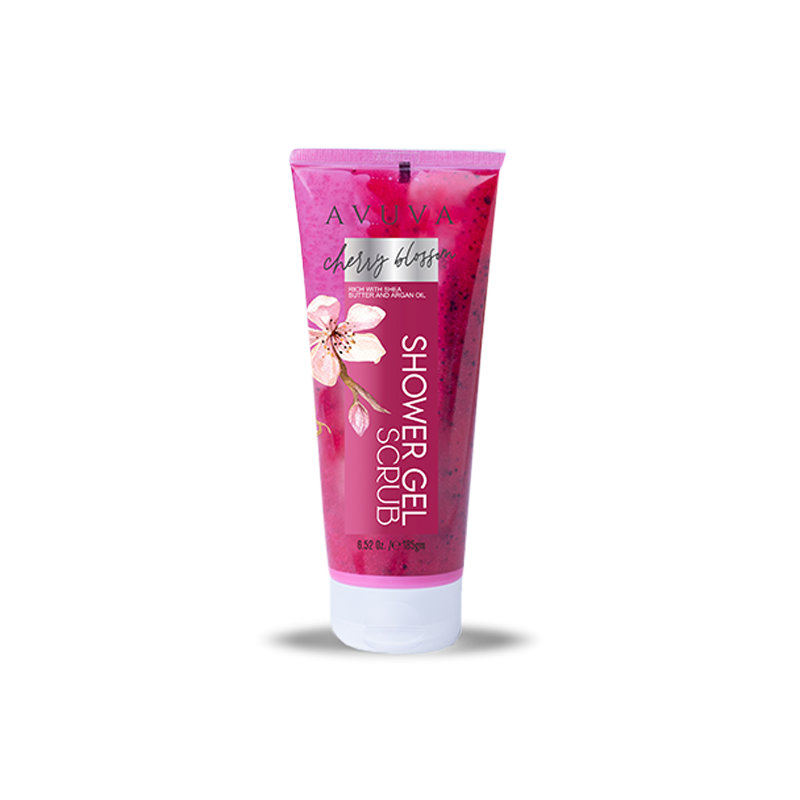 Cherry Blossom Shower Scrub Avuva