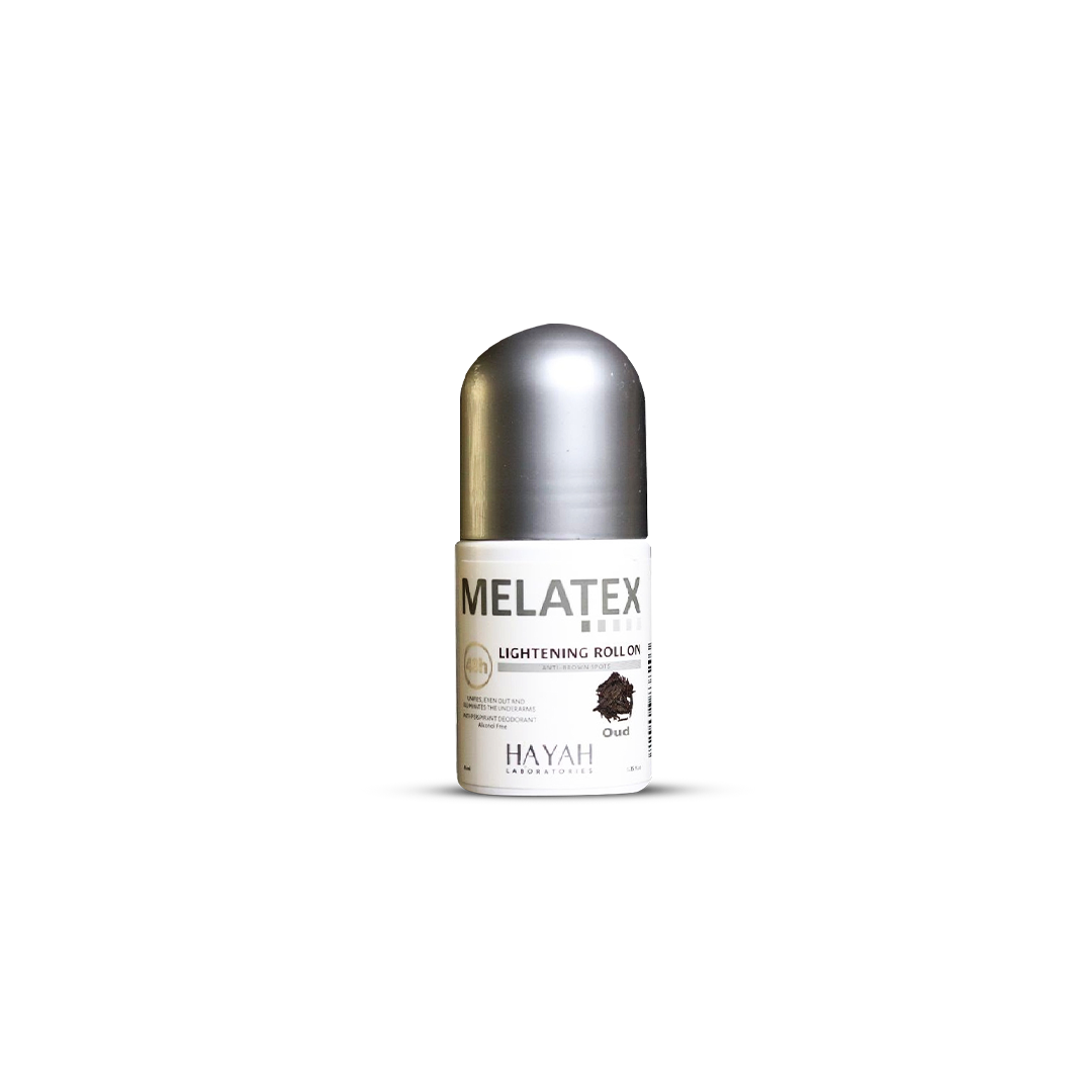 Melatex Lightening Roll On Deodorant, Oud Hayah Laboratories