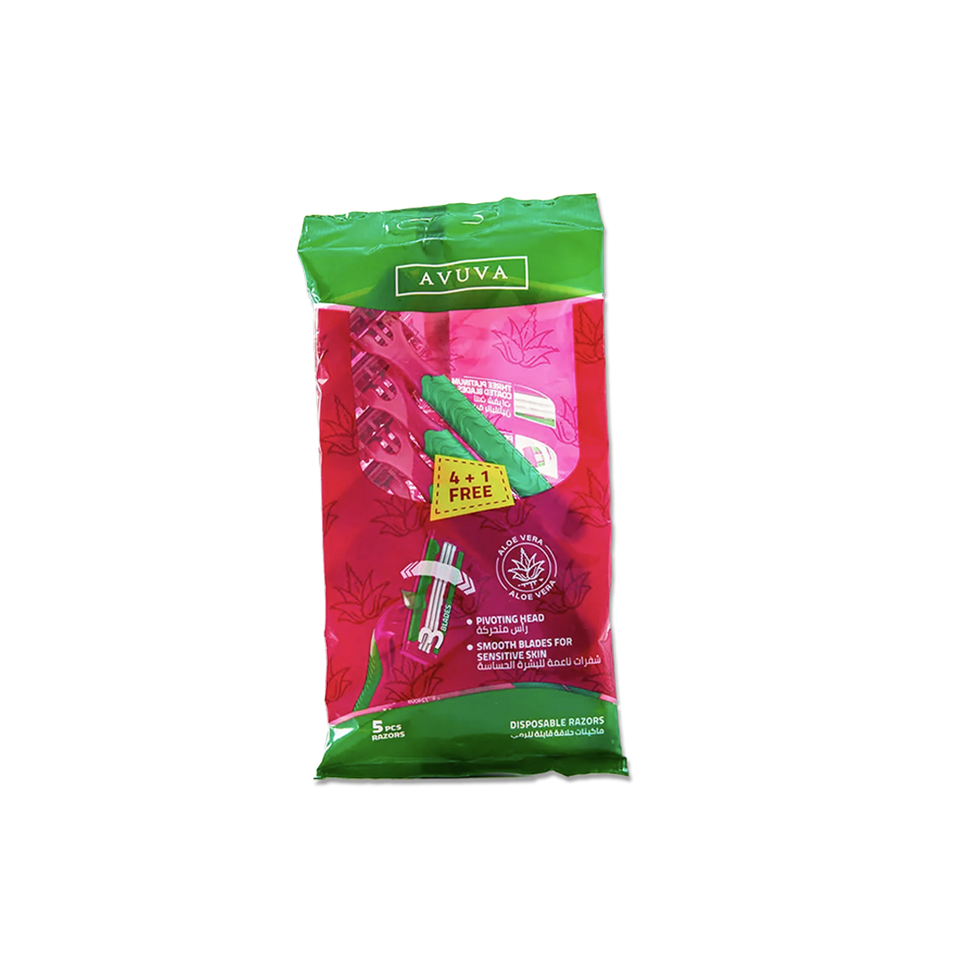 Disposable Razor Pack of 5 Avuva